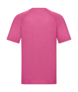 T-shirt publicitaire homme manches courtes raglan | Performance T Fuchsia