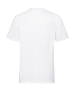 T-shirt publicitaire homme manches courtes raglan | Performance T White