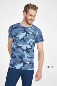 Tee-shirt personnalisé homme col rond | Camo Men