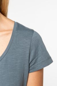 T-shirt personnalisable coton bio slub femme  11