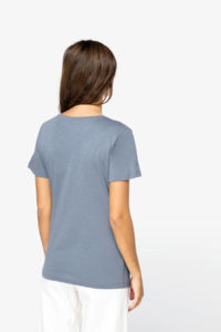 T-shirt personnalisable coton bio slub femme  3
