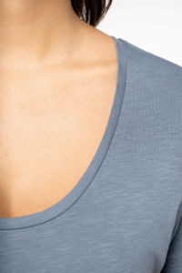 T-shirt personnalisable coton bio slub femme  5