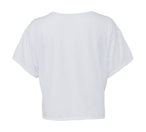 T-shirt publicitaire femme manches courtes | Sargas White