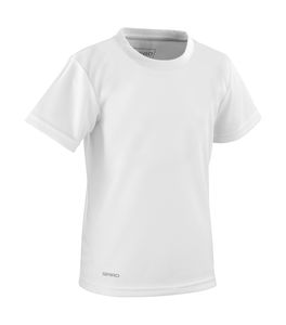 T-shirt publicitaire enfant manches courtes | Junior Quick Dry White