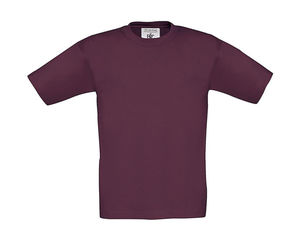 T-shirt publicitaire enfants manches courtes | Exact 150 kids Burgundy