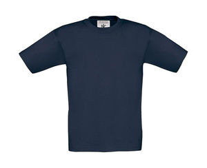 T-shirt publicitaire enfants manches courtes | Exact 150 kids Light Navy