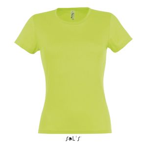 Tee-shirt publicitaire femme | Miss Vert pomme