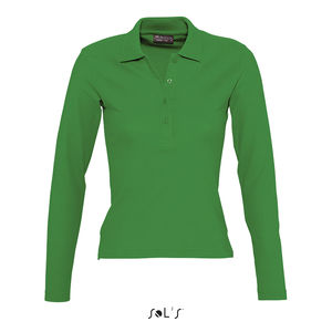 Polo publicitaire femme | Podium Vert prairie