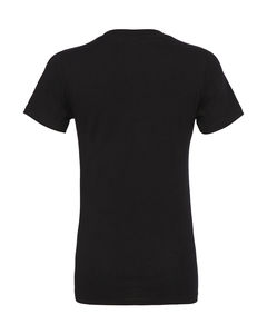 T-shirt femme col v profond publicitaire | Hadar Black