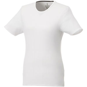 T-shirt personnalisé bio manches courtes femme Balfour Blanc
