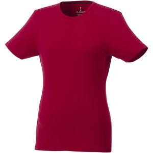 T-shirt personnalisé bio manches courtes femme Balfour Rouge