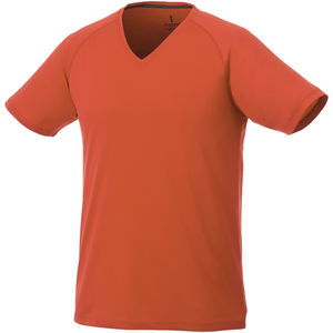 T-shirt personnalisé cool fit manches courtes col V homme Amery Orange