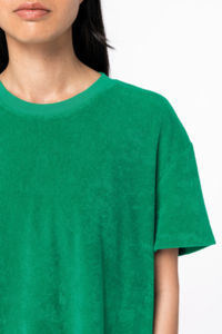 T-shirt personnalisé coton bio en éponge femme  6