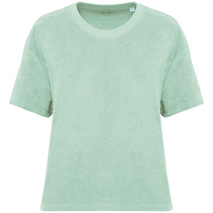 T-shirt personnalisé coton bio en éponge femme  Brook Green