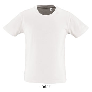 T-shirt personnalisé enfant manches courtes | Milo Kids Blanc