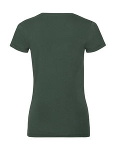 T-shirt personnalisé femme manches courtes | Jintang Bottle Green