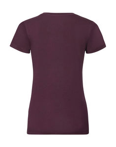 T-shirt personnalisé femme manches courtes | Jintang Burgundy