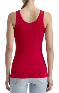 T-shirt personnalisé femme sans manches cintré | Women`s Stretch Tank Red