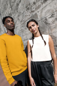 T-shirt personnalisé GOTS  crop sans manche femme 4
