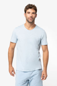 T-shirt personnalisé GOTS slub bords francs homme 