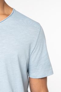 T-shirt personnalisé GOTS slub bords francs homme  10