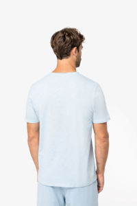 T-shirt personnalisé GOTS slub bords francs homme  2