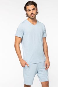 T-shirt personnalisé GOTS slub bords francs homme  5