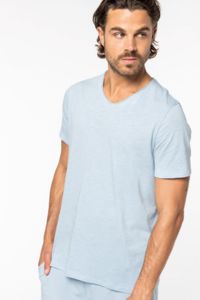 T-shirt personnalisé GOTS slub bords francs homme  7