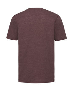 T-shirt personnalisé homme manches courtes | Tuen Mun Maroon Marl