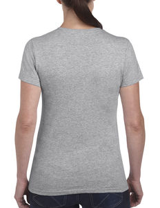 T-shirt femme heavy cotton™ publicitaire | Sainte-Julie Sport Grey