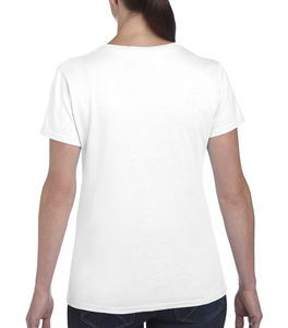 T-shirt femme heavy cotton™ publicitaire | Sainte-Julie White