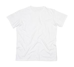 T-shirt publicitaire homme manches courtes | Castelnau Washed White