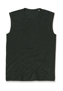 Débardeur publicitaire homme sans manches | Active 140 Sleeveless Men Black Opal