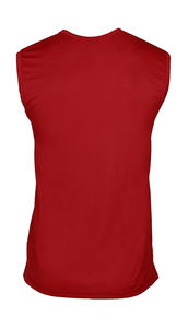 Débardeur publicitaire homme sans manches | Active 140 Sleeveless Men Crimson Red