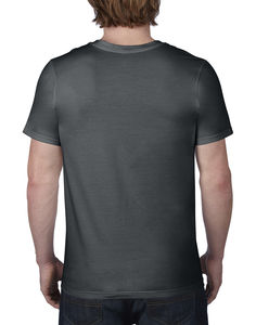 T-shirt publicitaire homme manches courtes col en v | Adult Fashion Basic V-Neck Charcoal