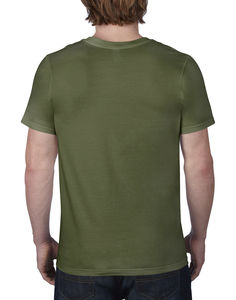 T-shirt publicitaire homme manches courtes col en v | Adult Fashion Basic V-Neck City Green