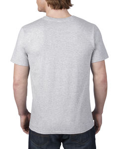 T-shirt publicitaire homme manches courtes col en v | Adult Fashion Basic V-Neck Heather Grey