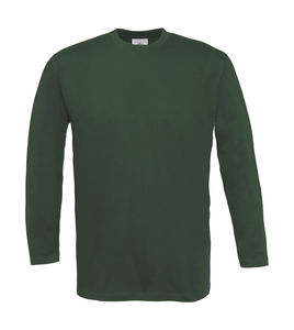 T-shirt personnalisé homme manches longues | Exact 150 LSL Bottle Green