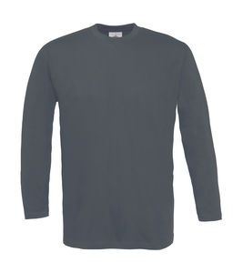 T-shirt personnalisé homme manches longues | Exact 150 LSL Dark Grey