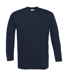 T-shirt personnalisé homme manches longues | Exact 150 LSL Navy