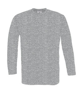 T-shirt personnalisé homme manches longues | Exact 150 LSL Sport Grey