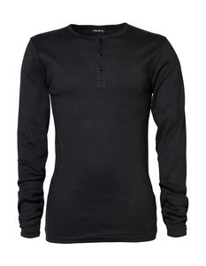 T-shirt personnalisé homme manches longues cintré | Billund Black