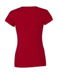 T-shirt publicitaire femme petites manches | Deneb Red