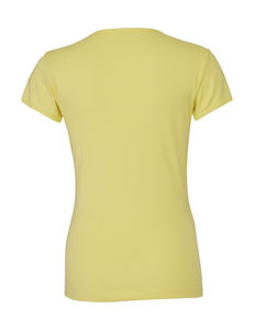 T-shirt publicitaire femme petites manches | Deneb Yellow