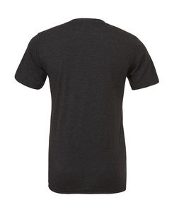 T-shirt personnalisé unisexe manches courtes | Gacrux Charcoal Black Triblend