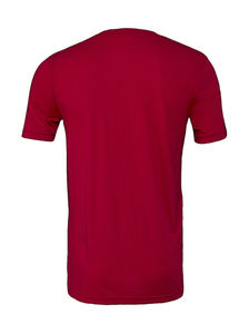 T-shirt personnalisé unisexe manches courtes | Gacrux Solid Red Triblend