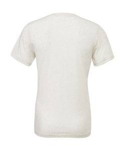 T-shirt personnalisé unisexe manches courtes | Gacrux White Fleck Triblend