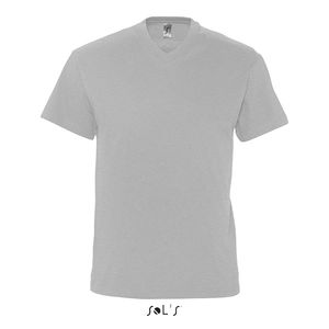 Tee-shirt publicitaire homme col ‘’v’’ | Victory Gris chiné