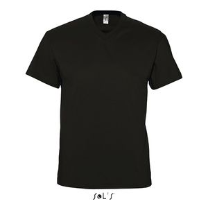 Tee-shirt publicitaire homme col ‘’v’’ | Victory Noir profond