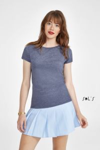 Tee-shirt publicitaire femme col rond | Mixed Women